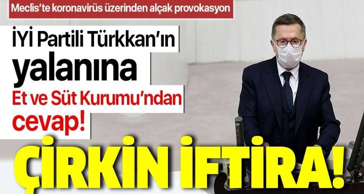 Son dakika Et ve Süt Kurumu “İYİ Partili Lütfü Türkkan’ın iddiası