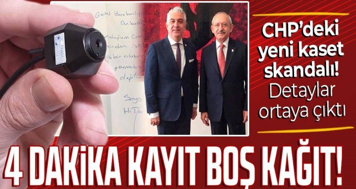 SON DAKİKA CHP�de yeni kaset skandalı! Teoman Sancar�ın istifa nedeni