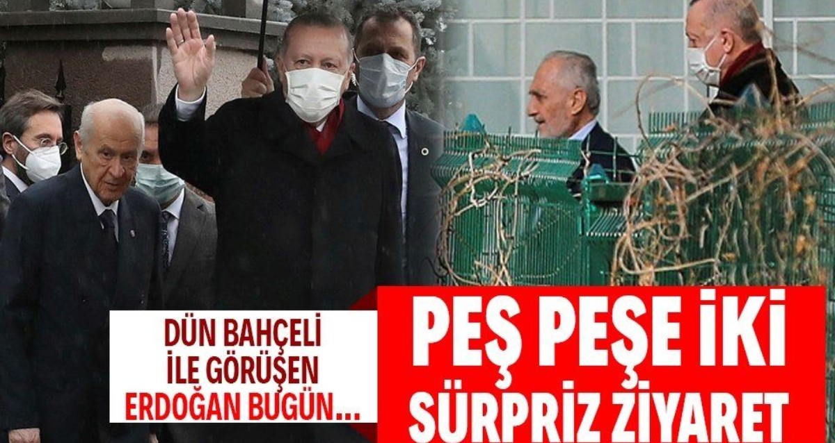 Erdogan Dan Oguzhan Asilturk E Surpriz Ziyaret Dun Bahceli Ile Bir Araya Gelmisti